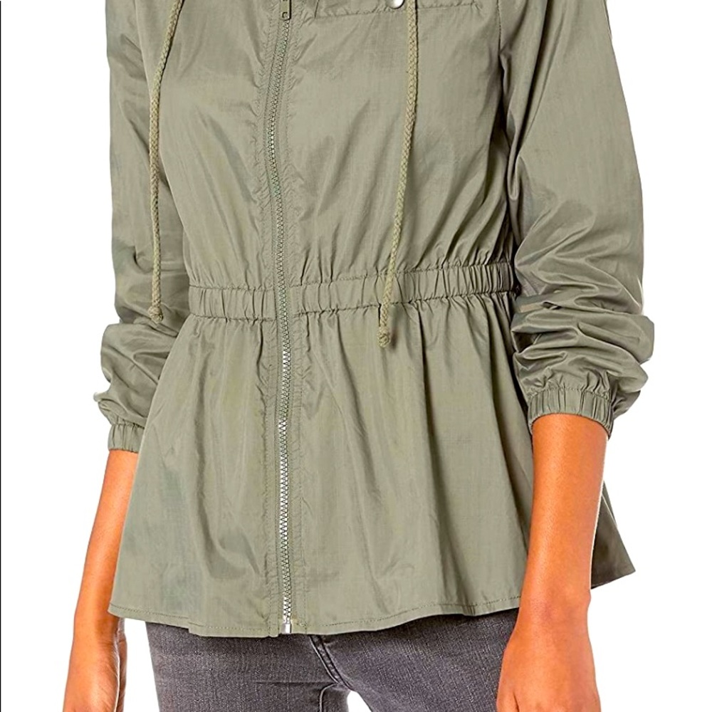 JACK by bb Dakota Women's Make It Rain Light Nylon Rainwear Jacket size S NWT - Picture 2 of 5